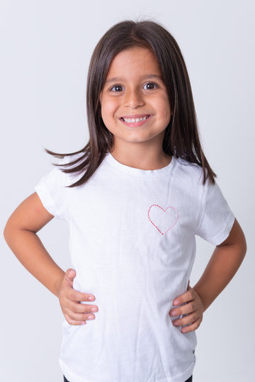 CORAZÓN PLANETA T-SHIRT KIDS